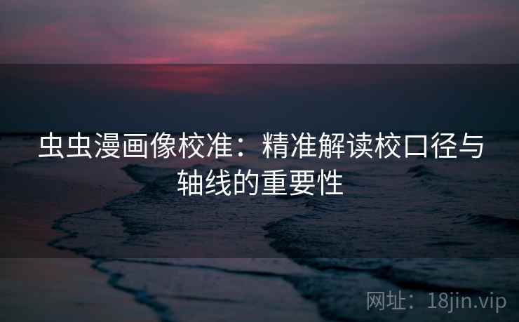 虫虫漫画像校准：精准解读校口径与轴线的重要性